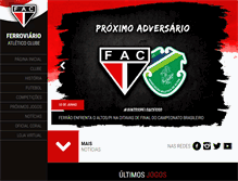 Tablet Screenshot of ferroviario.com.br